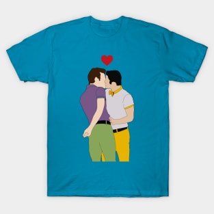 Klaine Kissing T-Shirt